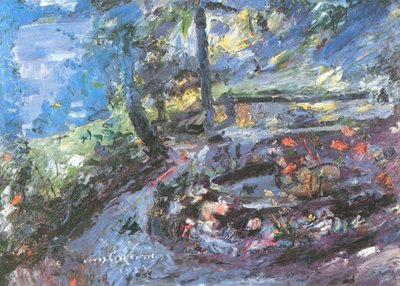 Regenstimmung am Walchensee von Lovis Corinth
